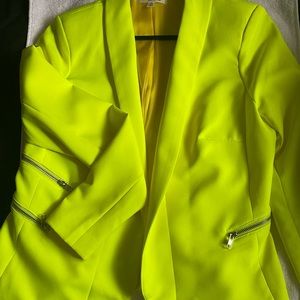 Neon Green Blazer